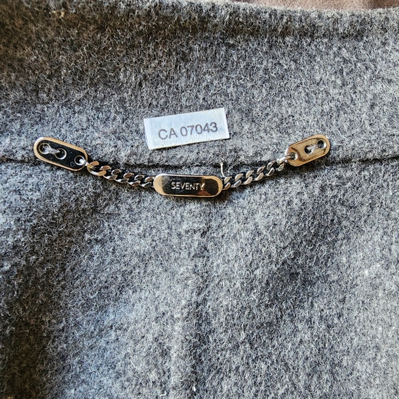 'SEVENTY' Charcoal gray coat - Picture 6 of 12